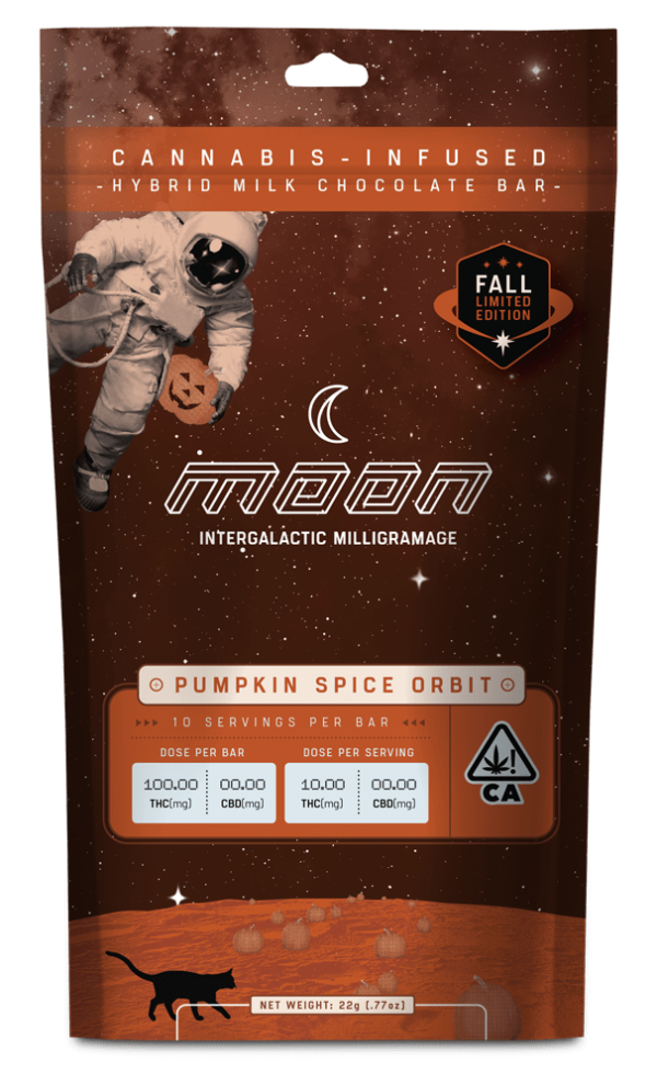 Moon Pumpkin Spice Orbit Chocolate Bar